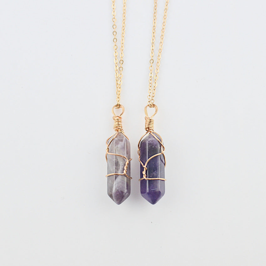 Self Healing Crystal Quartz Necklace