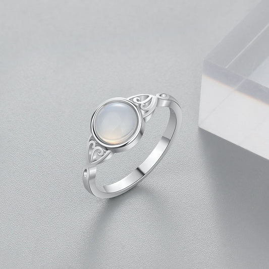 Silver MoonStone Ring